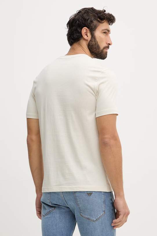 Odzież Aeronautica Militare t-shirt bawełniany TS2534UJ00641 beżowy