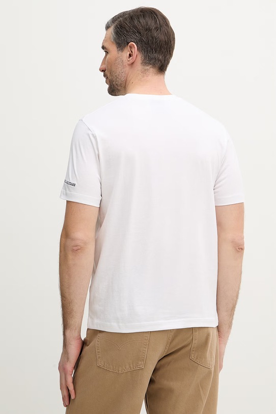 Odzież Aeronautica Militare t-shirt bawełniany TS2540UJ00727 biały