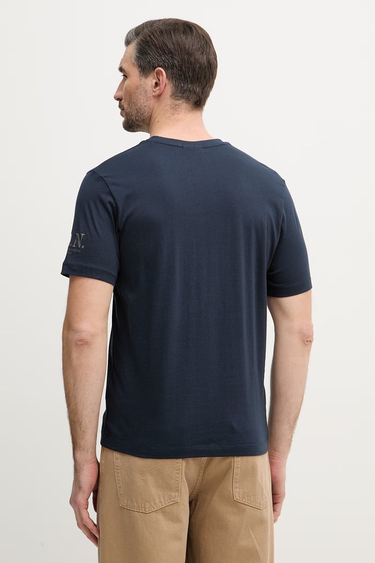 Odzież Aeronautica Militare t-shirt bawełniany TS2541UJ00727 granatowy