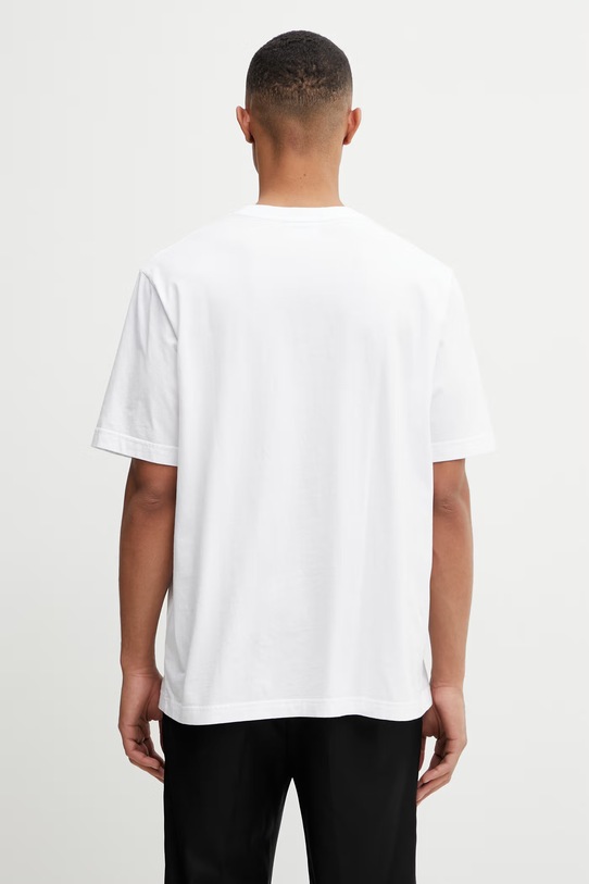 Oblečenie Maison Kitsuné tričko bavlnené QM00102KJ7026 biela