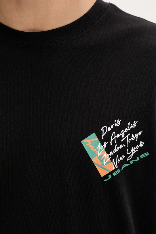 Tommy Jeans t-shirt męski bawełniany DM0DM22533 czarny