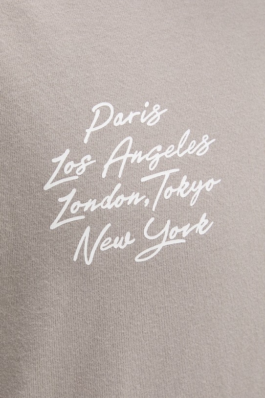 Tommy Jeans t-shirt męski bawełniany DM0DM22535 beżowy