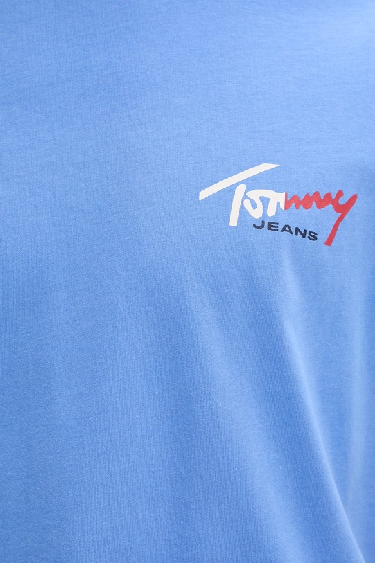 Tommy Jeans T-shirt męski bawełniany DM0DM22538 niebieski