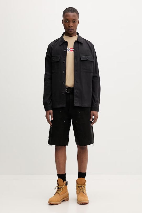 Tommy Jeans t-shirt męski bawełniany DM0DM22539 beżowy SS26