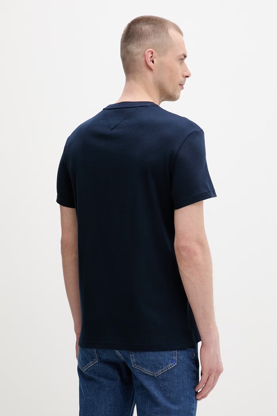 Îmbrăcăminte Tommy Jeans tricou pentru bărbați, din bumbac DM0DM22539 bleumarin