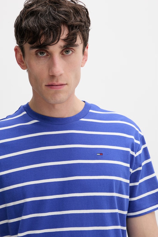 Tommy Jeans tricou pentru bărbați, din bumbac albastru DM0DM22544