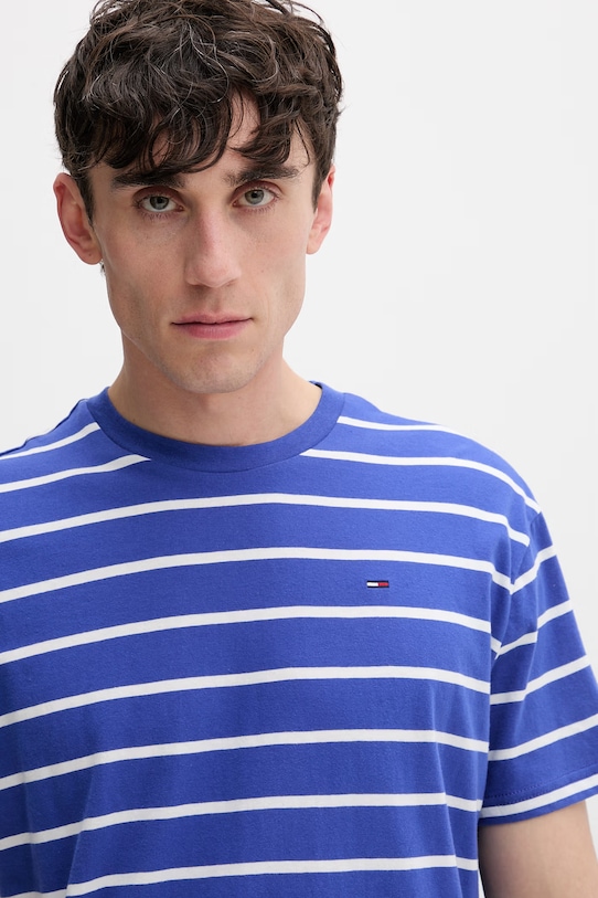 Tommy Jeans tricou pentru bărbați, din bumbac albastru DM0DM22544