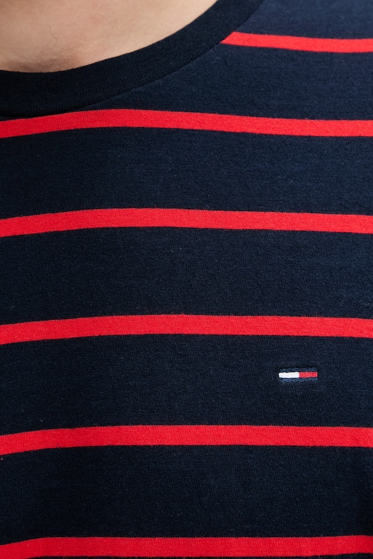Tommy Jeans tričko pánské bavlněné DM0DM22544 námořnická modř