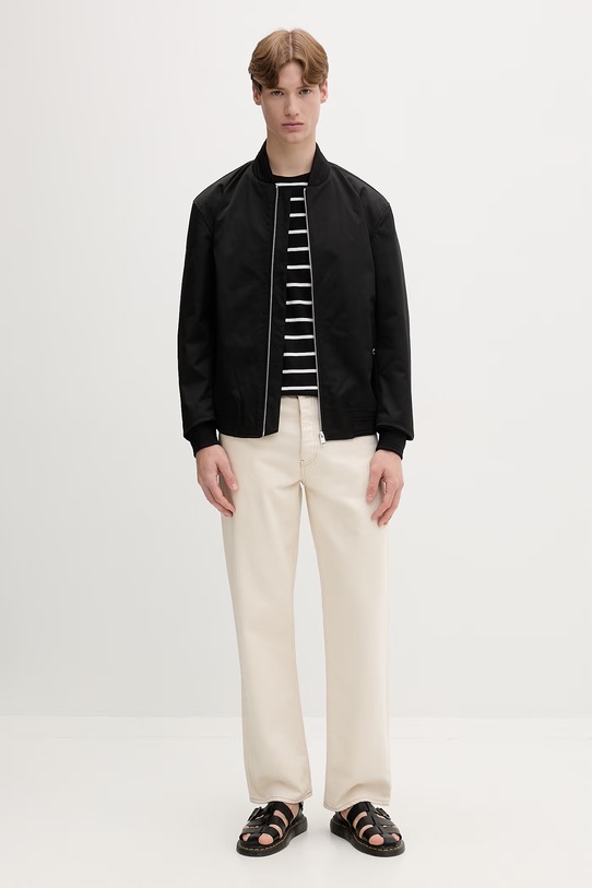 Tommy Jeans T-shirt męski bawełniany DM0DM22544 czarny SS26