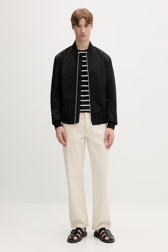 Tommy Jeans T-shirt męski bawełniany DM0DM22544 czarny SS26