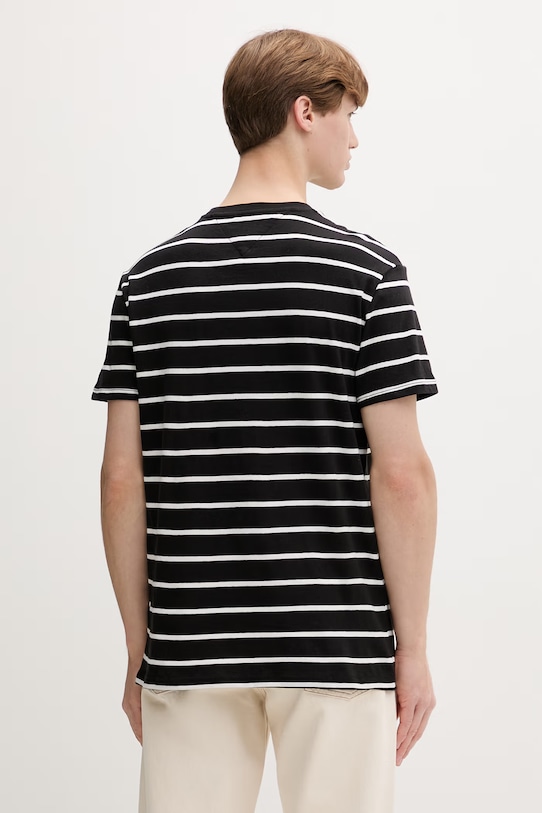 Odzież Tommy Jeans T-shirt męski bawełniany DM0DM22544 czarny