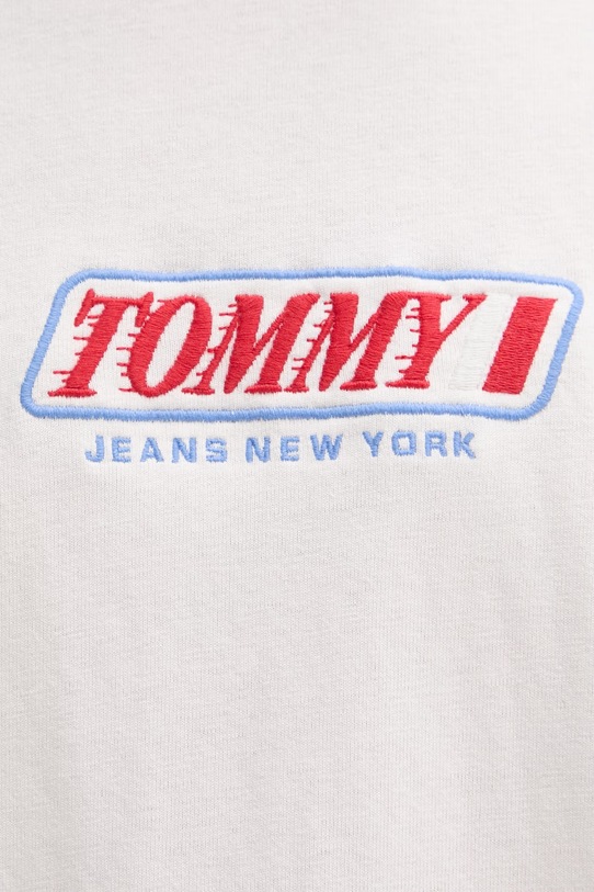 Tommy Jeans T-shirt męski bawełniany DM0DM22546 beżowy