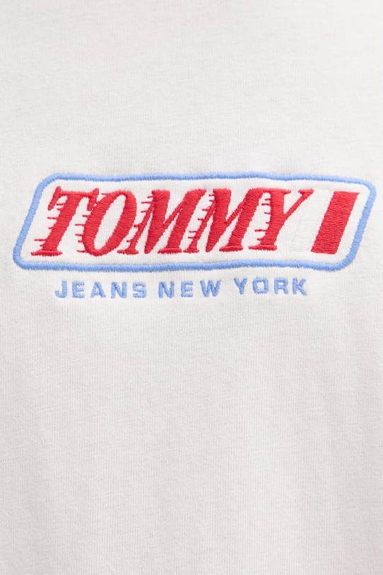 Tommy Jeans T-shirt męski bawełniany DM0DM22546 beżowy