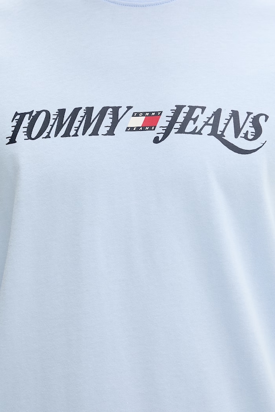 Tommy Jeans T-shirt męski bawełniany DM0DM22548 niebieski