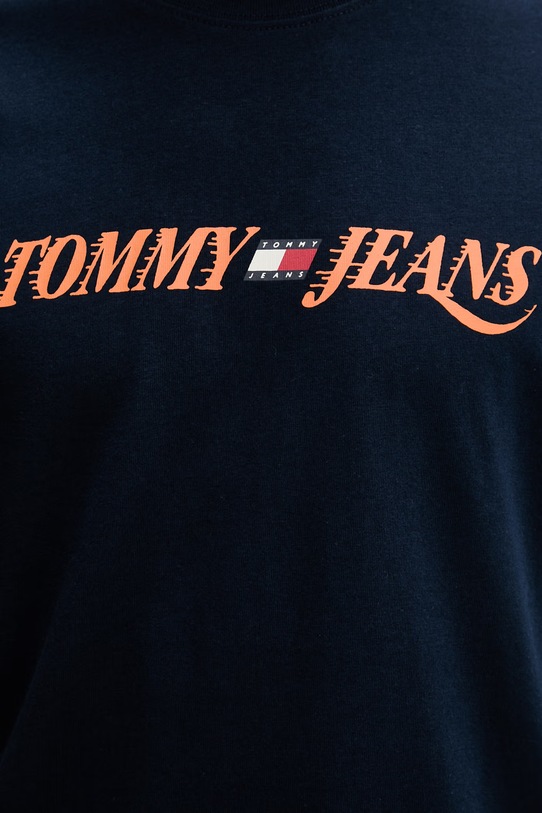 Tommy Jeans T-shirt męski bawełniany DM0DM22548 granatowy