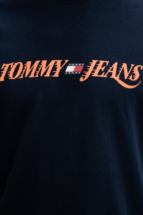 Tommy Jeans T-shirt męski bawełniany DM0DM22548 granatowy
