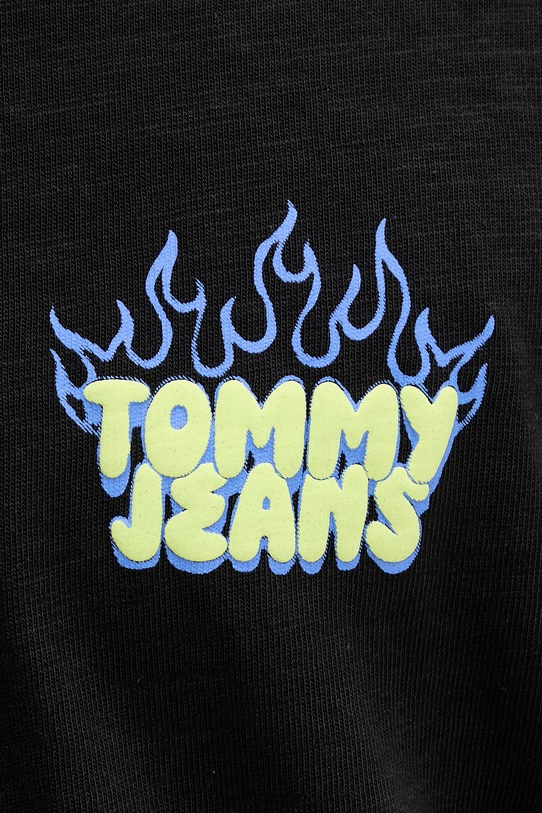 Tommy Jeans T-shirt męski bawełniany DM0DM22552 czarny