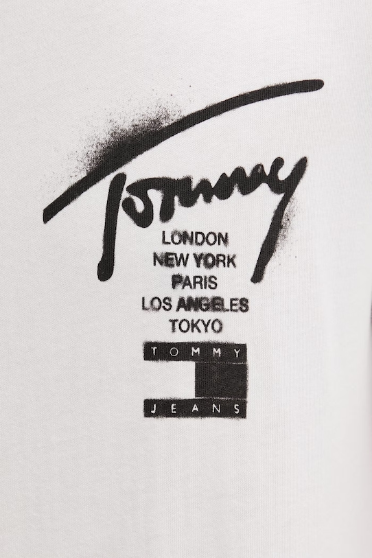 Tommy Jeans t-shirt męski bawełniany DM0DM22553 beżowy