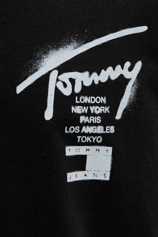 Tommy Jeans t-shirt męski bawełniany DM0DM22553 czarny