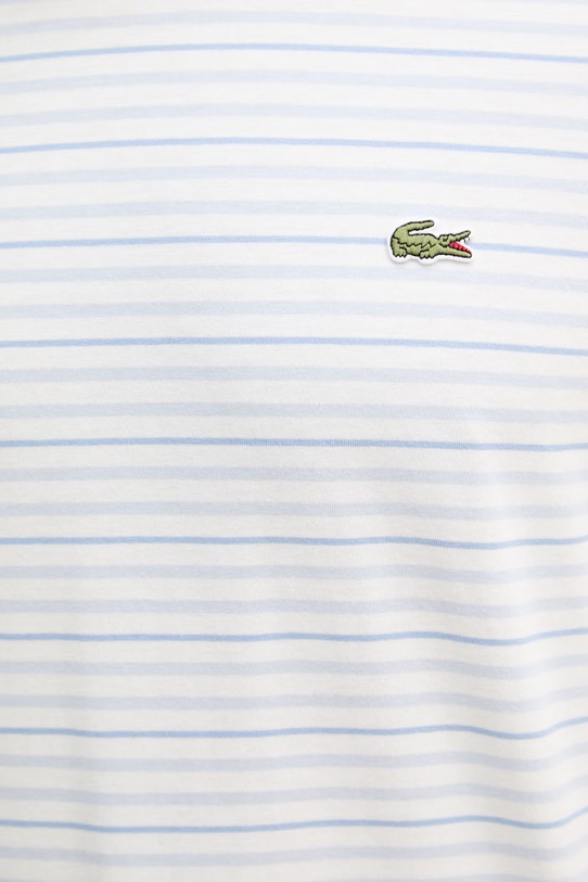 Lacoste pánske bavlnené tričko TH0874 modrá