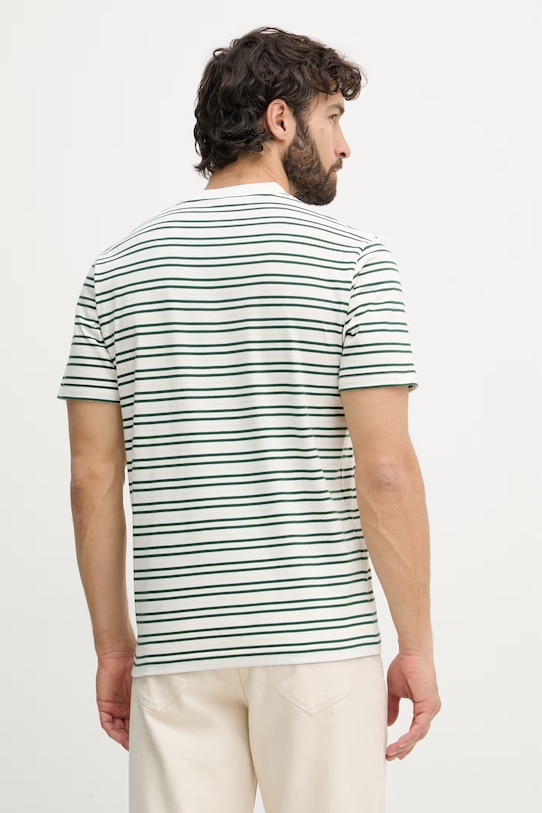 Odzież Lacoste t-shirt męski bawełniany TH0874 zielony