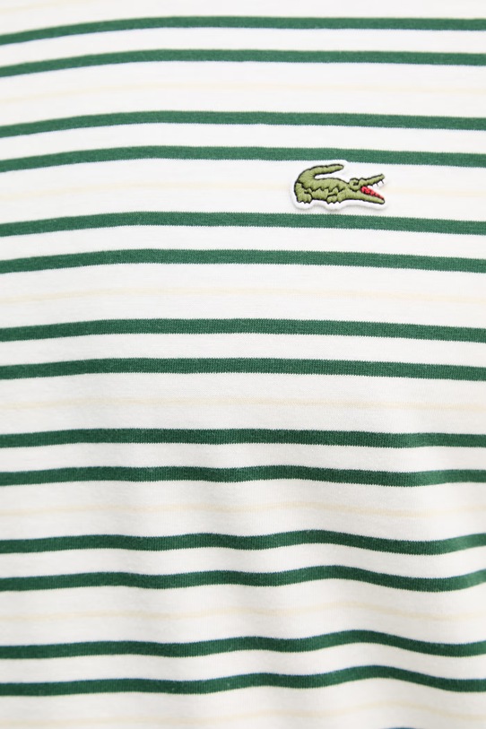 Lacoste pánske bavlnené tričko TH0874 zelená
