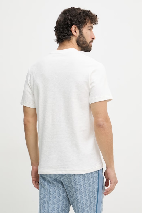 Ρούχα Lacoste t-shirt ανδρικό βαμβακερό TH1979 λευκό