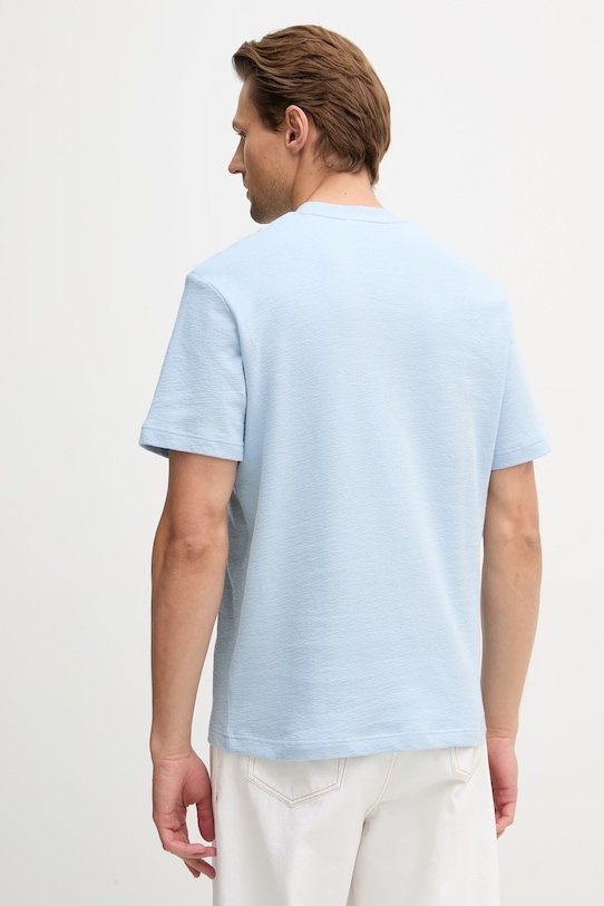 Odzież Lacoste T-shirt męski bawełniany TH1979 niebieski