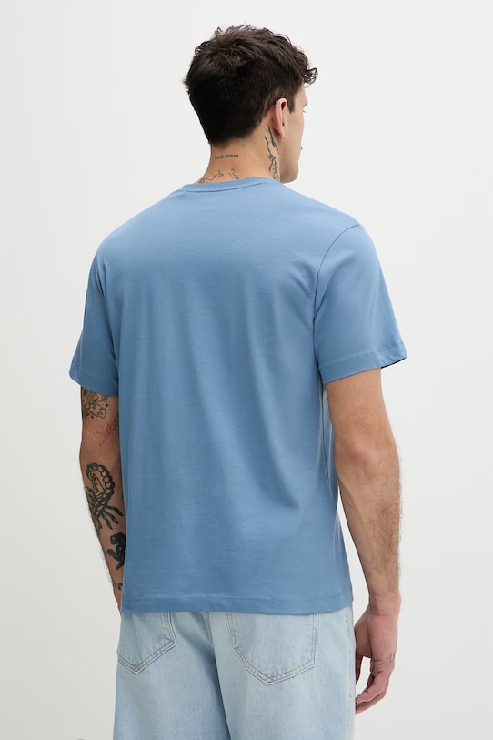 Odzież Guess Jeans t-shirt męski bawełniany M6GIB7.K8HM0 niebieski