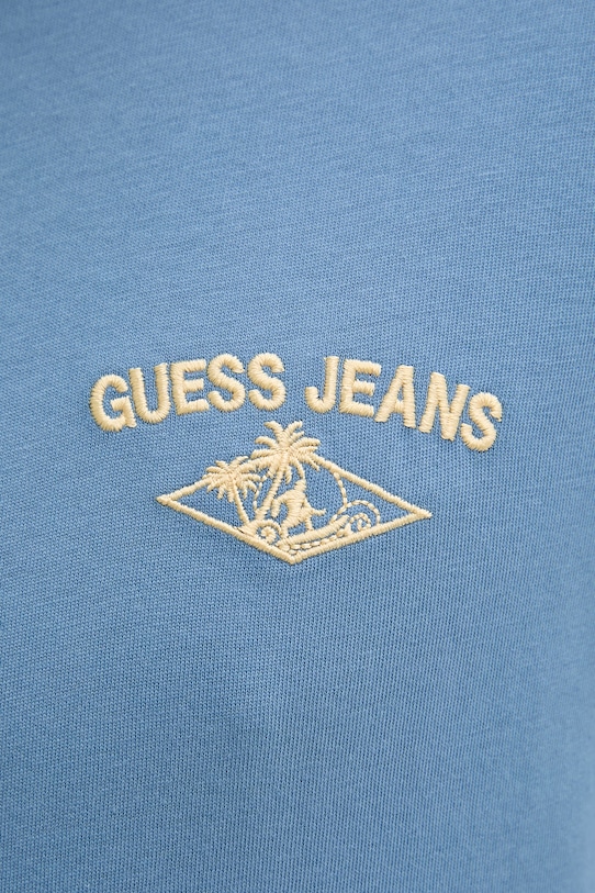 Guess Jeans t-shirt męski bawełniany M6GIB7.K8HM0 niebieski
