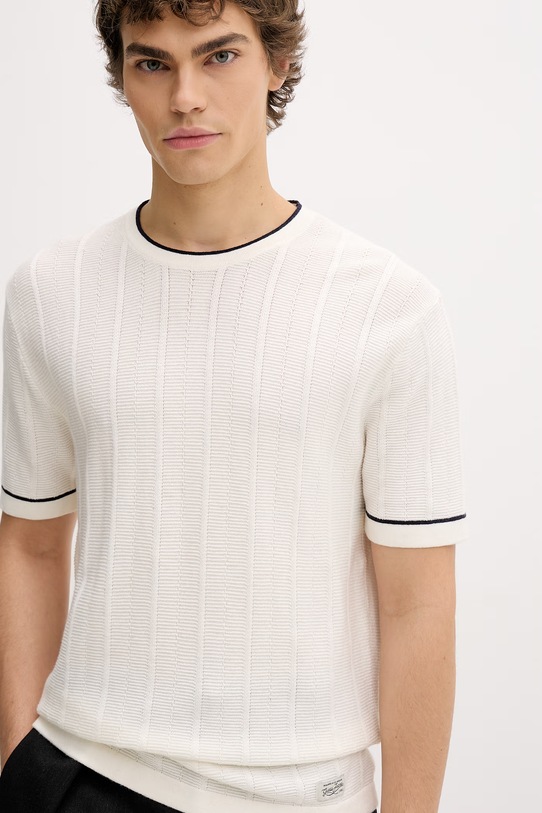 Guess Jeans pánske bavlnené béžová M6GR00.Z4511