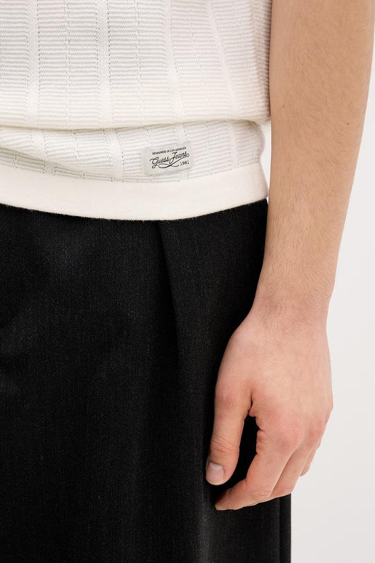 Guess Jeans pánske bavlnené M6GR00.Z4511 béžová