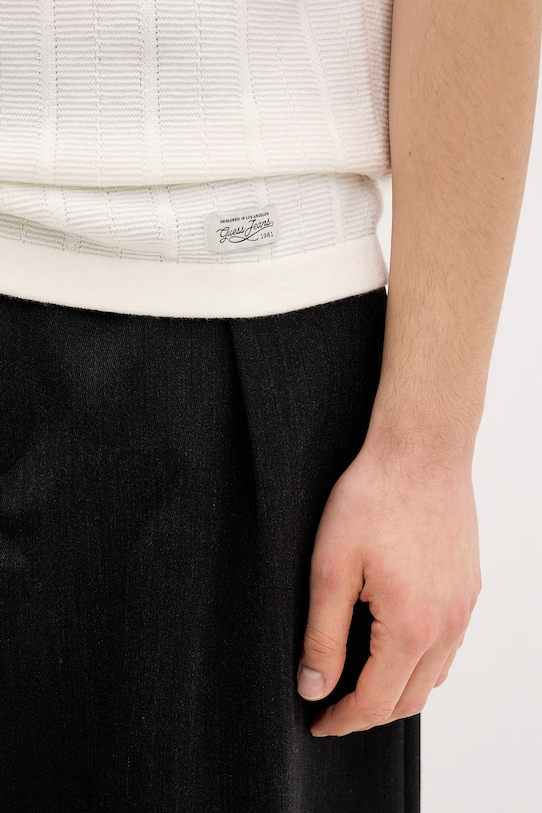 Guess Jeans pánske bavlnené M6GR00.Z4511 béžová