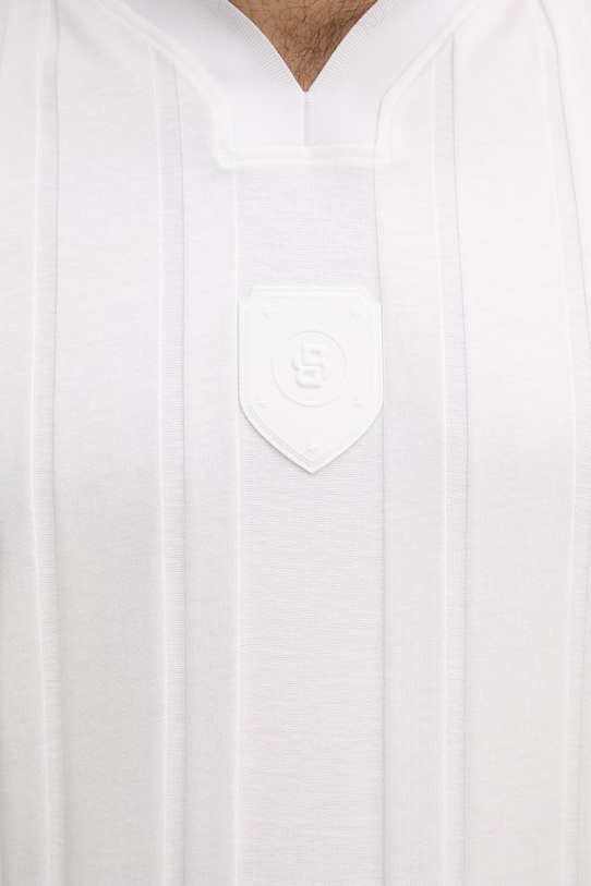 BOSS Green t-shirt ανδρικό βαμβακερό 50554645 λευκό