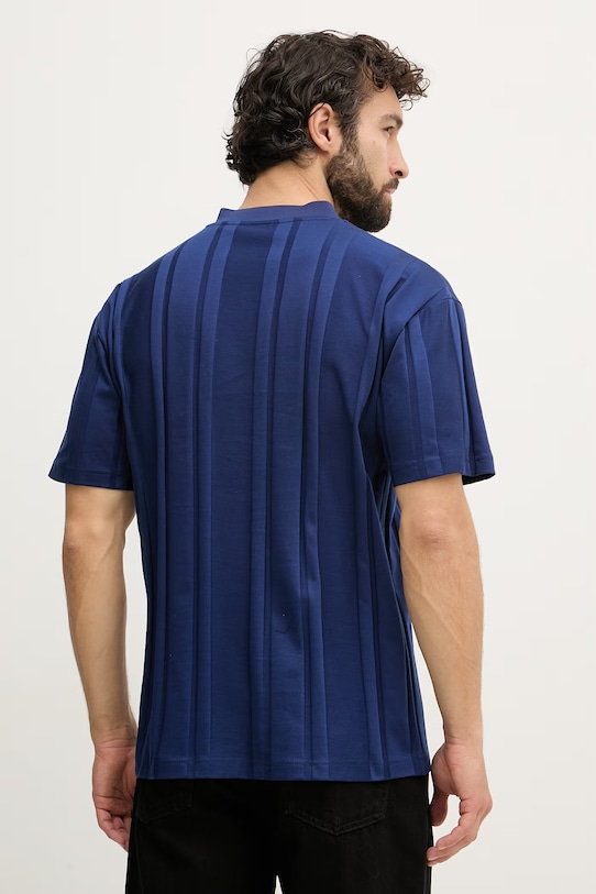 Ρούχα BOSS Green t-shirt ανδρικό βαμβακερό 50554645 σκούρο μπλε