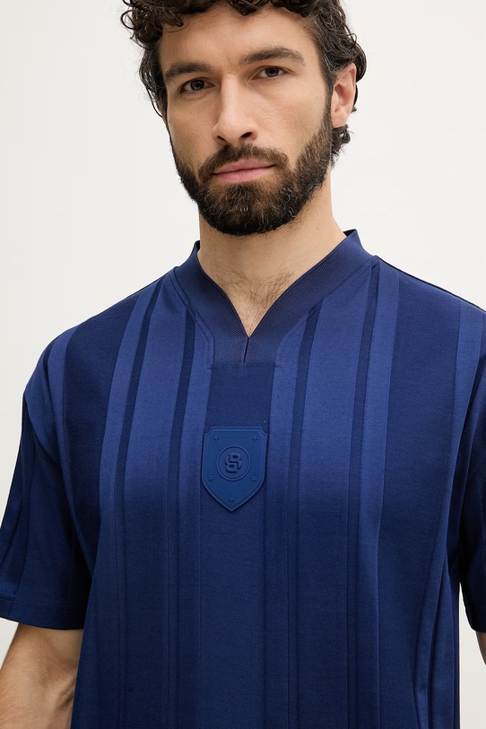 BOSS Green Футболка мужская из хлопка тёмно-синий 50554645