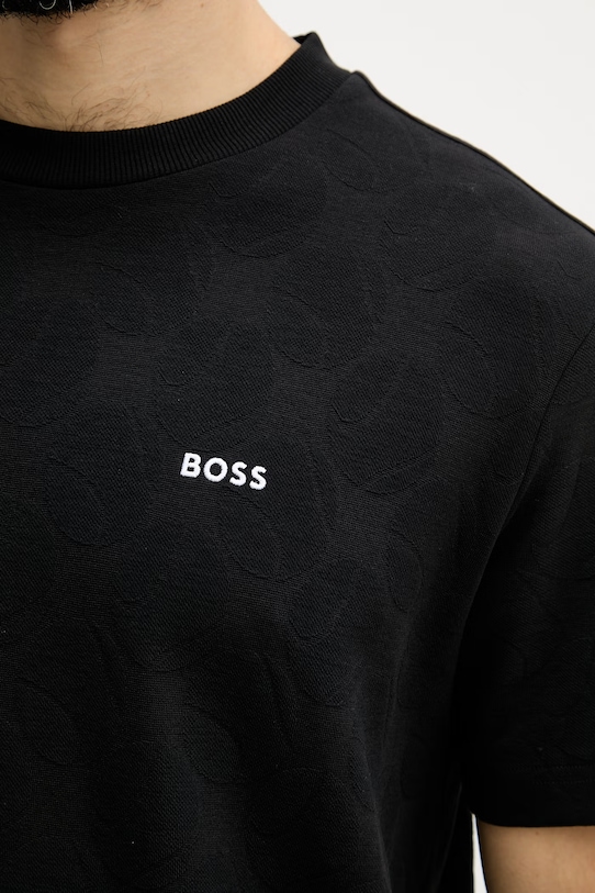 BOSS Green pánske tričko 50558867 čierna