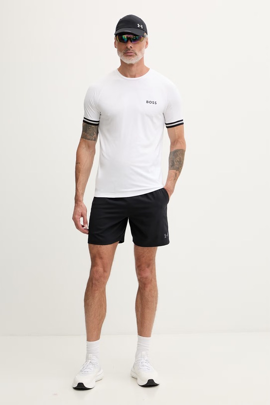 BOSS Green t-shirt męski 50559207 biały SS26