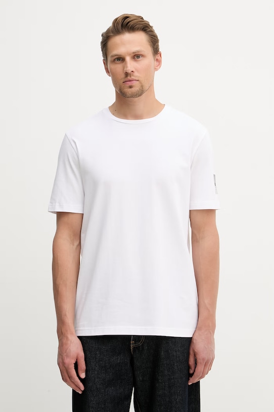 BOSS Green t-shirt męski z bawełną Shirt 2 2-pack 50559230 czarny SS26