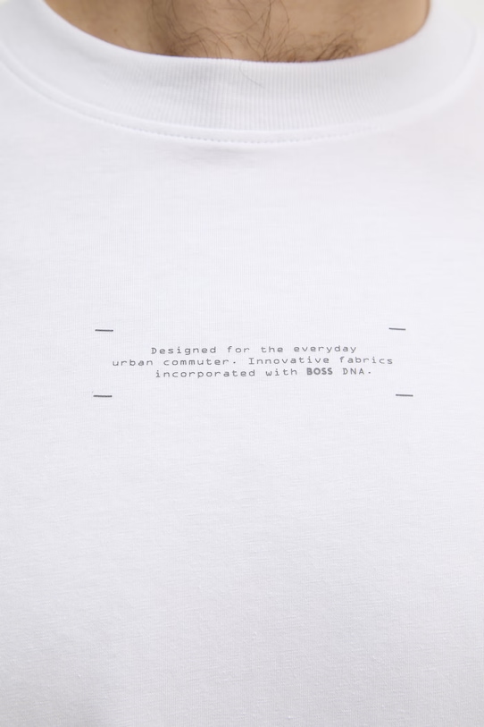 BOSS Green футболка мужская с хлопком 50559235 белый