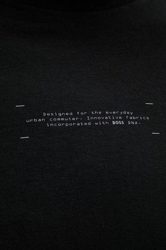 BOSS Green футболка мужская хлопковая 50559235 чёрный