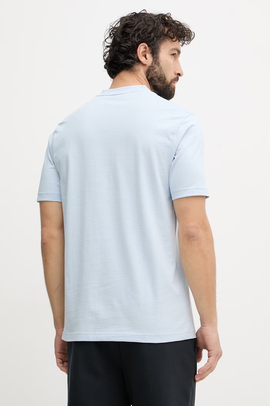 Odzież BOSS Green t-shirt męski bawełniany 50559361 niebieski