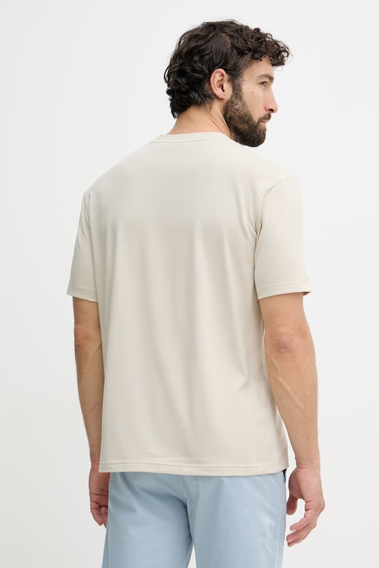 Odzież BOSS Green T-shirt męski z bawełną 50559363 beżowy