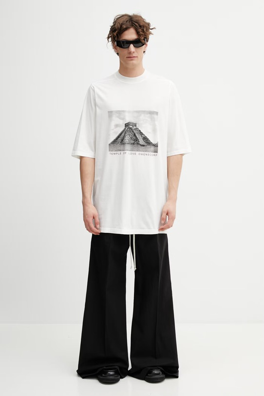 Rick Owens DRKSHDW Jumbo t-shirt bawełniany męski DU01F4274.RNEP2