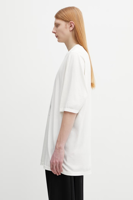 Rick Owens DRKSHDW Jumbo t-shirt męski bawełniany DU01F4274.RNEP5 beżowy SS26