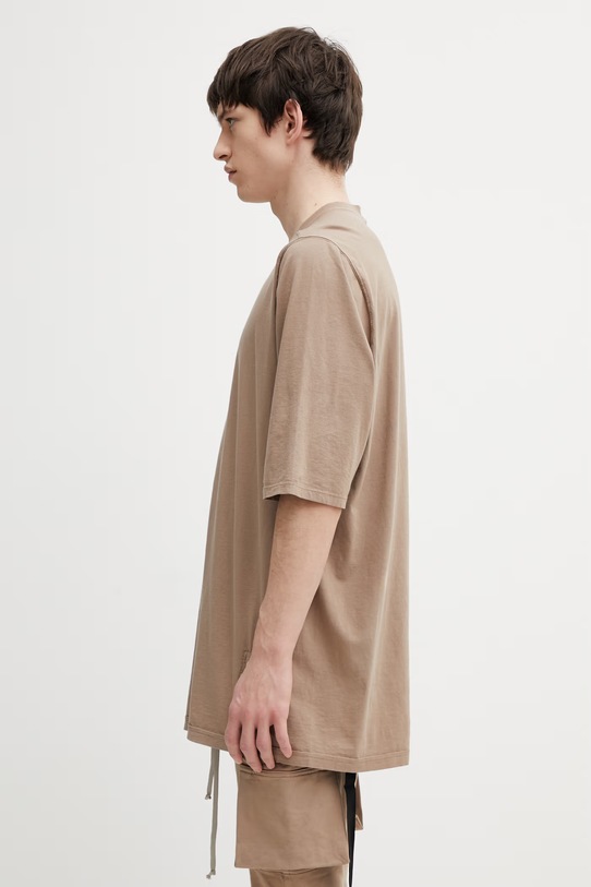 Rick Owens DRKSHDW t-shirt bawełniany Jumbo DU01F4274.RN beżowy SS26