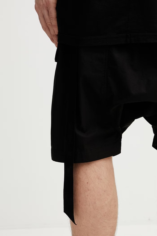 Rick Owens DRKSHDW t-shirt bawełniany Jumbo czarny DU01F4274.RN