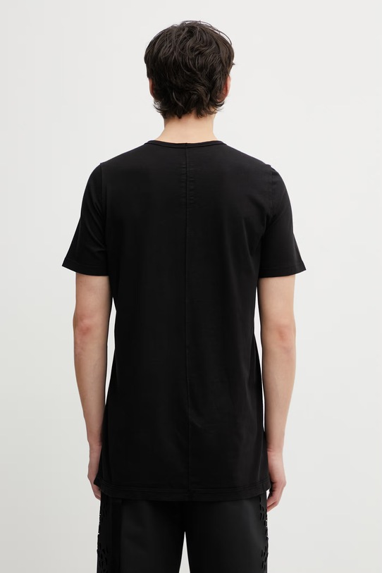 Odzież Rick Owens DRKSHDW Level t-shirt bawełniany męski DU01F4250.RNEP4P czarny