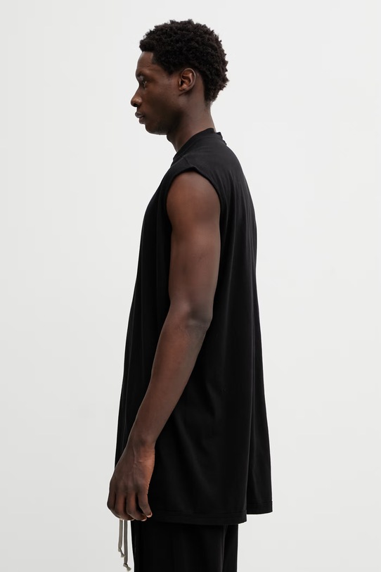 Rick Owens DRKSHDW t-shirt bawełniany Tarp DU01F4158.RN czarny SS26