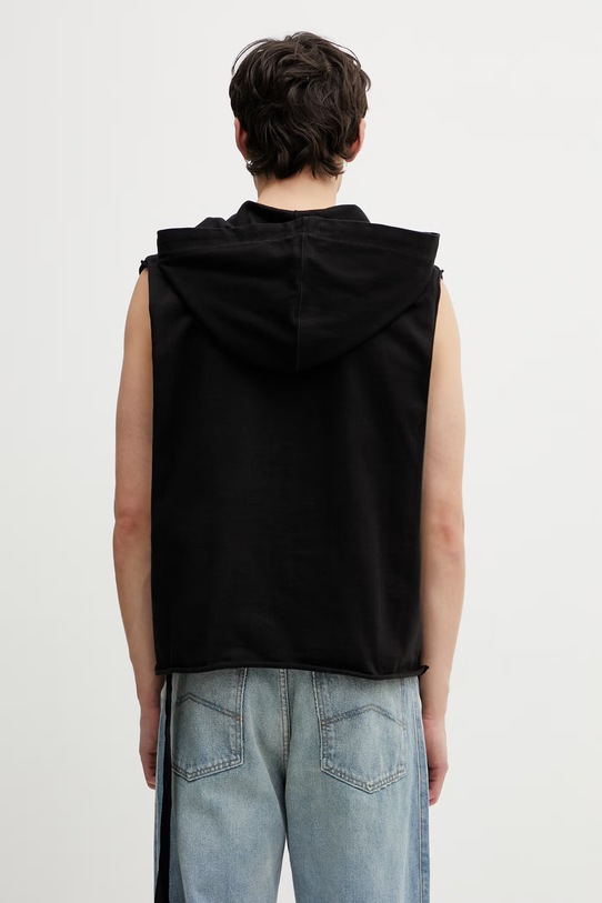 Odzież Rick Owens DRKSHDW top bawełniany męski DU01F4165.RIGP czarny